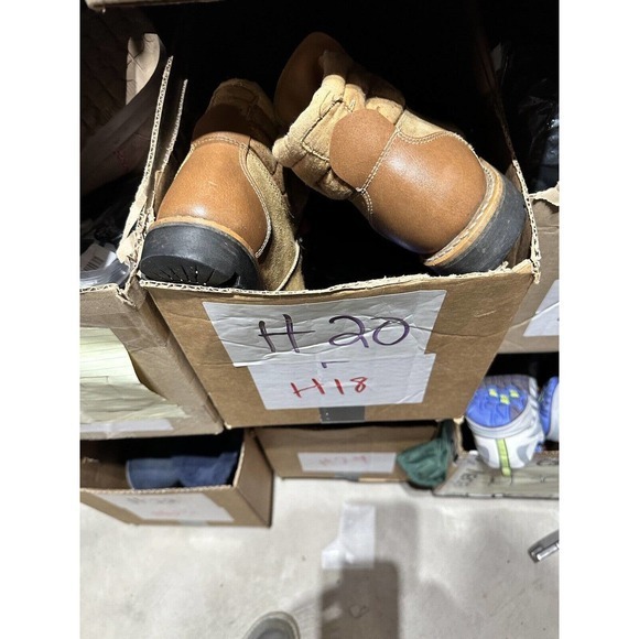 Vintage Honcho HIKING TAN SUEDE‎ BOOTS VIBRAM MOUNTAINEER MEN’S 6 LADY 7.5 M - Picture 9 of 9